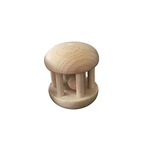 Toddmomy Wooden Rattle for Babies Hand Rattle Rattle Hand Rattles for Hand Rattle