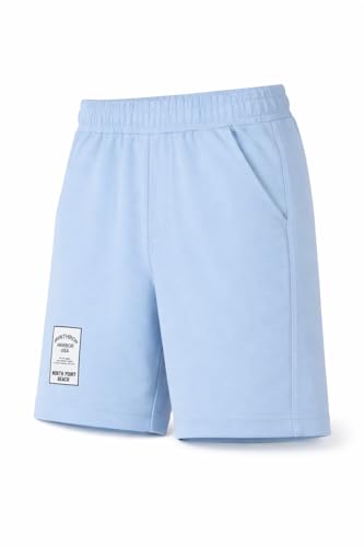 Image of Alan Jones Clothing Boys Casual Bermuda Shorts | Placement Print | French Terry | Regular Fit | Drawstring Closure | Age 5-16 Years | Lounge & Casual Wear