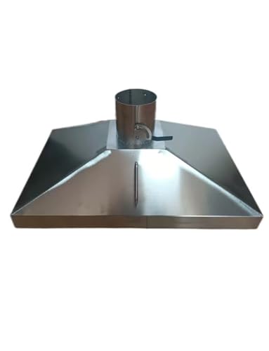 Campana de humo de acero inoxidable para la colección de humo de soldadura, diseño en forma de campana, extracción de alta eficiencia