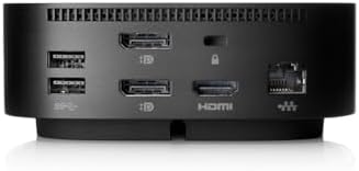 HP USB-C Dock G5-11-in-1 Adapter for Both USB-C and Thunderbolt-Enabled Laptops, PCs, & Notebooks - for Charging, Networking, or Data Transfers - Great for Secure & Remote Management,Black — view 7