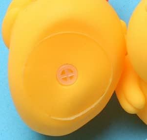 Rubber Ducks Bath Toy, 4PCS Family Squeak Rubber Ducks Float Ducky for Baby Toddler Bath Time
