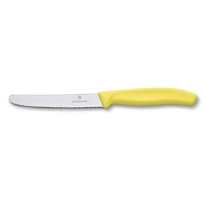 Victorinox Swiss Classic Kitchen Knives Set of 2 11 cm Extra Sharp Serrated Edge Ergonomic Dishwasher Safe