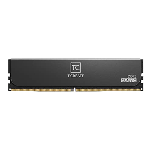 Image of TEAMGROUP T-Create Classic 10L DDR5 32GB Kit (2 x 16GB) 6000MHz (PC5-48000) CL48 Desktop Memory Module Ram, Supports Both Intel & AMD - CTCCD532G6000HC48DC01
