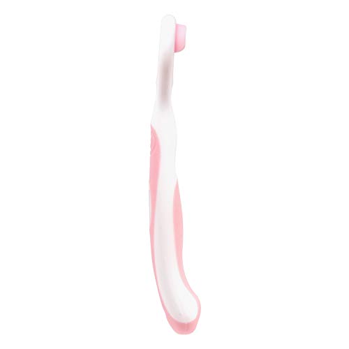 Image of Hopop BPA Free Tongue Cleaner Toothbrush 100% Safe For Kids Age From 1-3 Years (1 Pc, Pink)