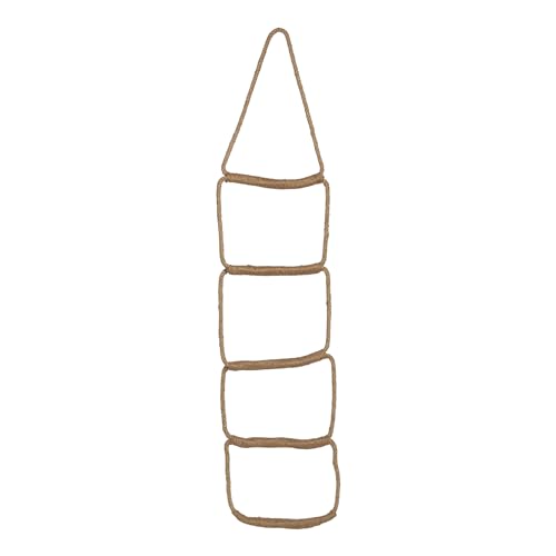 NKlaus Hängeleiter aus Jute 5 Stufen 170x37,5cm Strickleiter Takelage Deko Tauwerk 14962