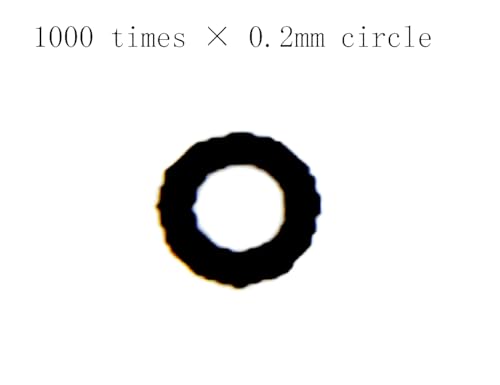 Image of High Precision 1 Micron SEC Size Estimation Chart Transparency Defect Diameter Area Measure 1 /5 /10 Pieces Pack (1, 3)