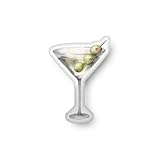 AIBUYDESIGN Dirty Martini Custom-Shaped Pillow, Cocktail Drink Decor, Bar Accessory Cushion, Unique Gift, Home Accent, Soft Plush