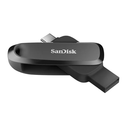SanDisk SDDDC6-064G-G46 Lecteur USB Flash 64 Go USB Type-C 3.2 Gen 1 (3.1 Gen 1) Noir