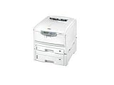 oki laserdrucker schwarz weiß Duplex, LED, A3, Ledger, 1200 dpi x 600 dpi, bis zu 32 Seiten/Min. (s/w) / bis zu 26 Seiten/Min. (Farbe), Kapazität: 930 Blätter, USB, 10/100Base-TX