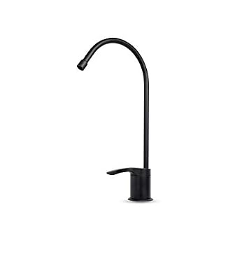 WECO Designer Drinking Water Faucets for Reverse Osmosis (RO) Water Filters & Other Undersink Water Purification Systems (US Style, Black)