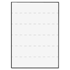 Transcription Label - White - 8.5 in. x 2 in.