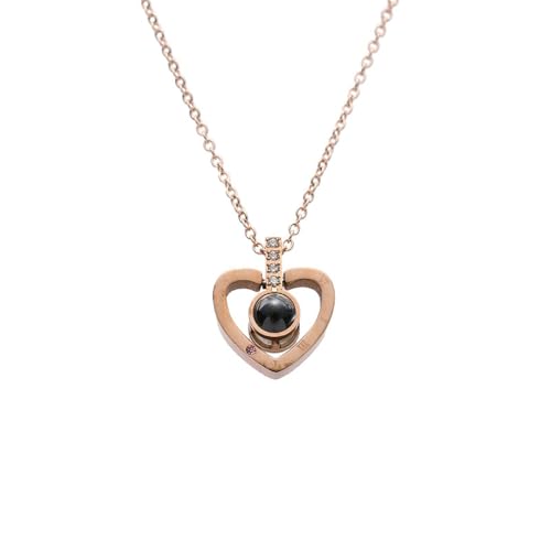 Collier Feng Shui avec pendentif d'amour court et ras du cou romantique pour elle