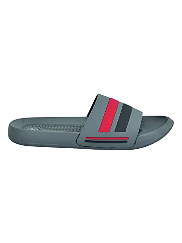 Image of mens Cl-f-m-202 grey /Red /Black Slipper
