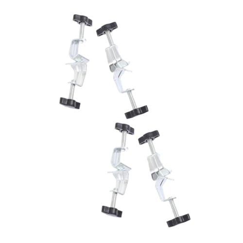 Cabilock 2sets 2pcs Adjustable Bosshead Clamp Holder for Right Angle Support Lightweight Laboratory Supplies for Secure Clamping Chemistry Experiments and Research 2pcs*2