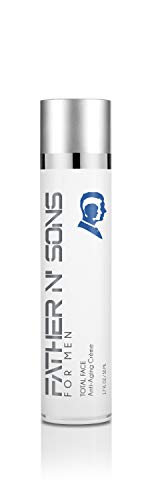 Total Face Anti Aging CrÃ¨me - Men's Face Cream â€“ Revitalizing Anti Wrinkle Cream â€“ Rich in Vitamins, Essential Nutrients â€“ Reduces Fine Lines, Hyperpigmentation â€“ Even Skin Tone
