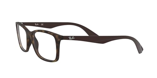 Image of Ray-Ban Unisex Clear Lens Square Frames - 0RX7047