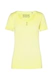 leicht tailliert geschnitten SOCCX Damen Serafino-Rippshirt