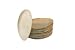 Ecorigin Palmware Platos de Hojas de Palma 26 cm. 25 piezas de platos redondos Desechable, compostable y biodegradable.