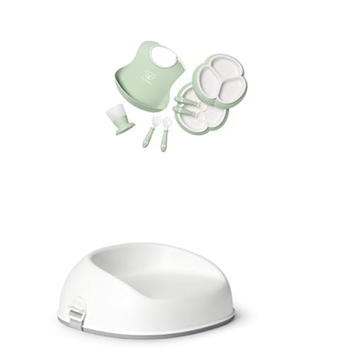 Babybjörn ensemble repas évite les assiettes renversées grâce au rehausseur stable