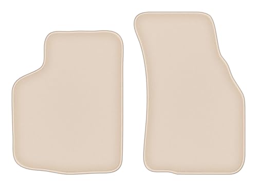 Tapis de voiture Golf I décapotable beige tapis auto avant velours 1979-1993
