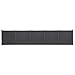 vidaXL Zaunelement Set, Rostfrei Gartenzaun Set mit 45 Zaunbrett 6 Pfosten, Sichtschutzzaun mit doppelseitigem Design, Zaun Komplettset, Grau 872x186cm WPC