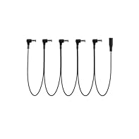 9V DC daisy chain 5 -plug power cable splits your 1-way power supply into 5 ways. for your pedal board. The daisy chain cable is equipped with 24AWG oxygen-free copper inner core for pure power transmission, and noise isolation. The distance between ...