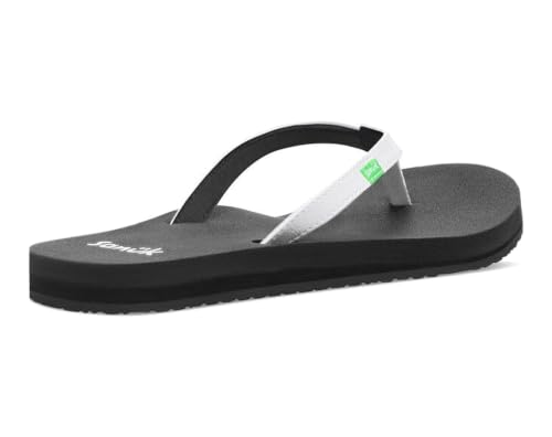 Image of Sanuk Yoga Joy Womens Flip Flops | Yoga Mat Footbed | Sandals for Women | Womens Yoga Sandals | Women's Beach Sandals