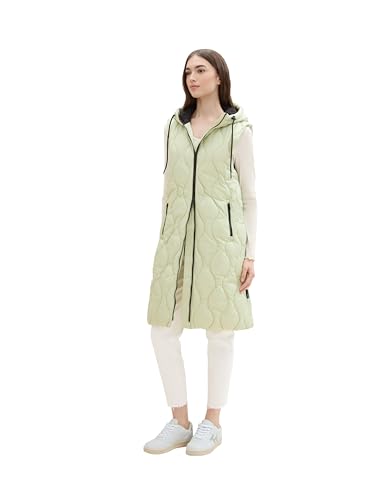 Chaleco largo acolchado de mujer TOM TAILOR Denim 1042100 para invierno 4