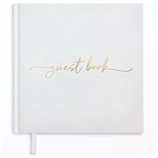 Plantvibes Libro de visitas premium para bodas, 72 páginas de papel grueso, no se rompe, estilo vintage, con título dorado, ideal para bodas, aniversarios, cumpleaños
