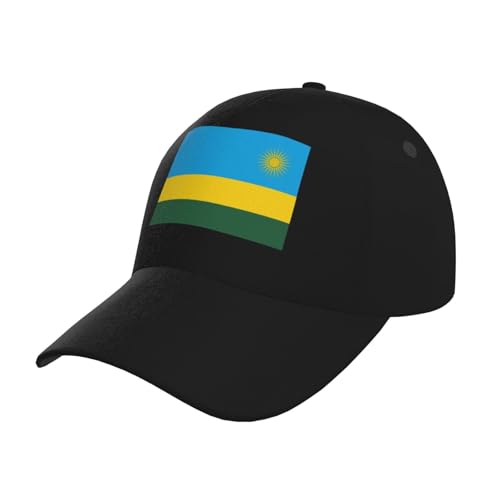 Rwanda Flag Baseball Hats for Men and Women - Classic Adjustable Hats