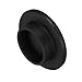 MECCANIXITY High Temp Silicone Plug Mount Dia 52.5mm/2.07 Inch T Shaped Rubber Stopper Hole Plugs for Powder Coating Plating Waterproof Sealing Plugs Black Pack of 1(OD 84mm/3.31 Inch)