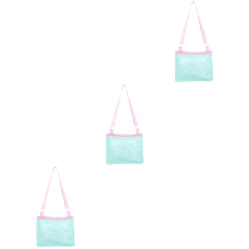 UPKOCH 3 Pecas Bolsa de praia brinquedo criança bolsas para meninas Acessórios de praia toalha de pr