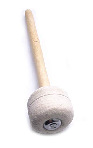 Jiayouy 14.17" Bass Drum Mallet Stick Timpani Mallets Wool Felt Head & Wood Handles Drum Stick With A Carry Bag Percussion Instrument Band Accessory 2Pcs #TOP5