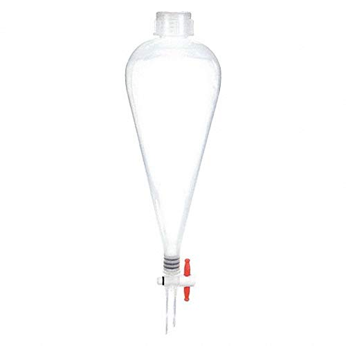 Buy Separating Funnel, 500ml Polypropylene Polypropylene Stopcock