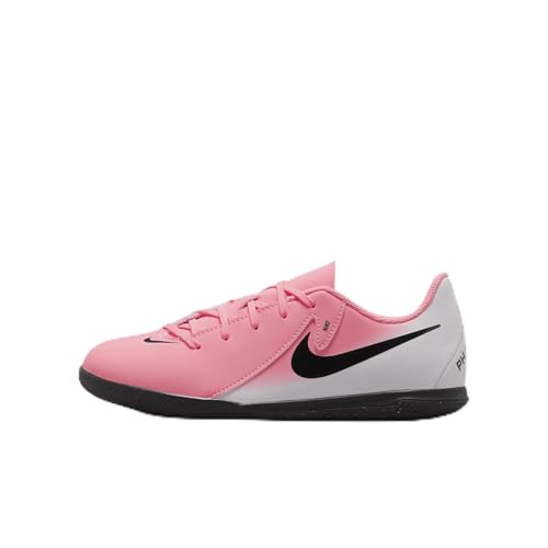 Nike Jr. Phantom GX 2 Club Little/Big Kids' IC Soccer Shoes (FJ2606-600, Sunset Pulse/Black) Size 5.5