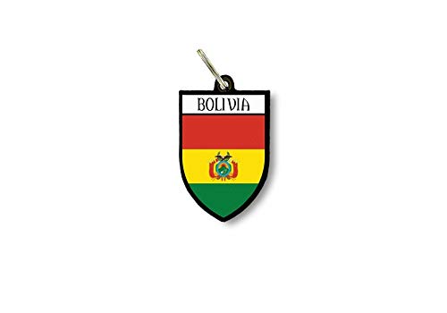Porte cles clefs cle Drapeau Collection Ville Blason Bolivie bolivien