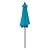 Sunnyglade 7.5' Patio Umbrella Outdoor Table Market Umbrella with Push Button Tilt/Crank, 6 Ribs (Teal Blue)