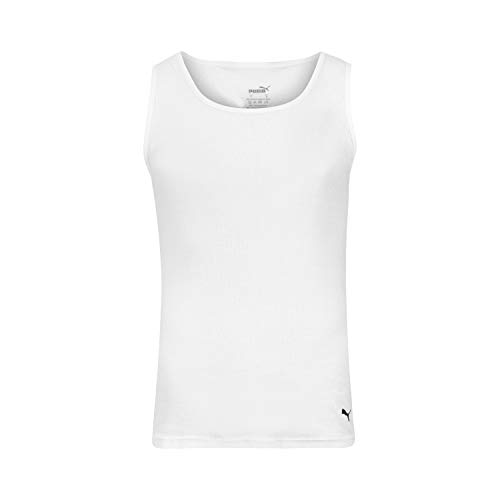 Puma Men's Men's 3 Pack Ribbed Tank Tops Shirt, White/Gray/Black, S by PUMA - Image 3