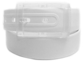 New! White Silicone Golf Belt - One Size Fits All