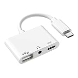 Adaptateur de casque USB c : compatible avec la plupart des téléphones, tablettes, lecteurs d'ordinateurs portables avec ports usb-c, adaptateur USB c pour casque