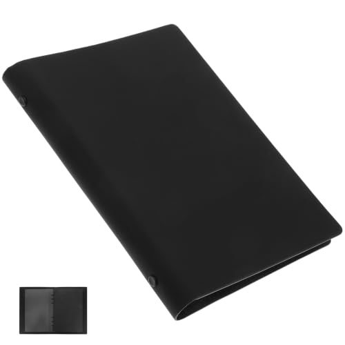 Cuaderno A5 con cubierta de PU negro y papel exclusivo para pluma estilográfica