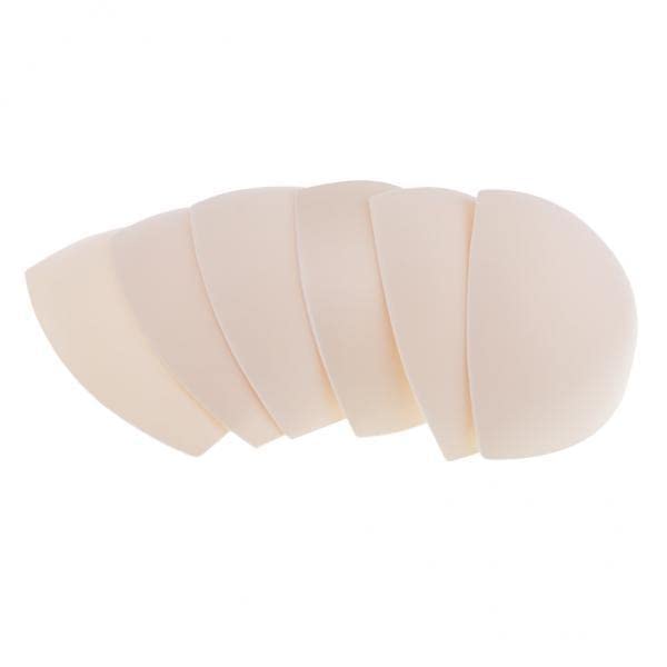 ECOMISTIQ®2x3 Pairs Soft Women's Triangle Bra Pads Inserts for Sports Bra Nude|Crafts|Sewing|Foundations & Undergarments|Bra Cup Pads-image-23