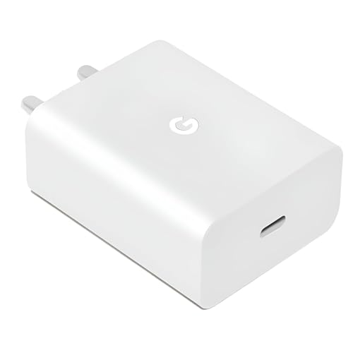 Image of Google 30W Original Type C Fast Charging Power Adapter for Google 9 Pro XL /9 Pro /8 Pro /8 /8a,7 Pro /7 /7A, Pixel 6 Pro /6, Tablet /Chrome Books & Other USB C Devices Quick Charger Support