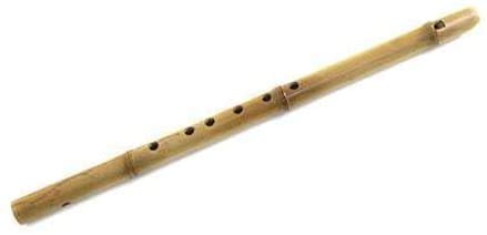 Vietnamesische Bambusflöte aus Holz, handgefertigt, ca. 41 cm