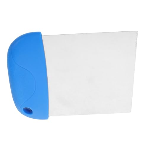 Cabilock Baking Spatula Pizza Cutters Stainless Steel Pastry Cutters Cake Cutter Kitchen Pastry Tools Dough Pastry Scrapers Baking Utensils Kitchen Tool Dough Scraper Cutter Blue Plastic
