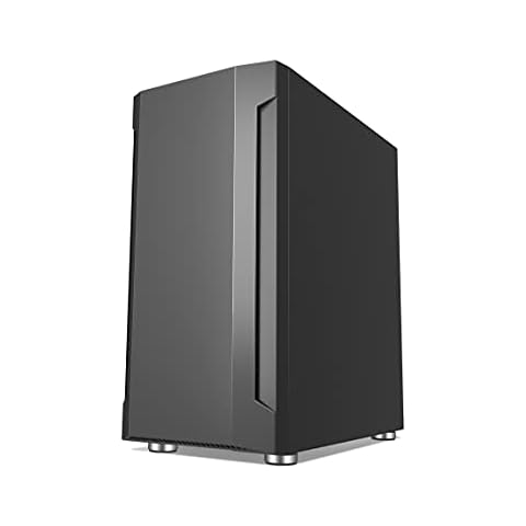 SaharaGaming C501 Mid Tower Computer Case - E-ATX/ATX/MATX/ITX High Airflow - Includes 3 x Front 14c0mm Silent Hawk And Rear 1 x 140mm SYNC Bullseye Master ARGB Fans Preinstalled Cover