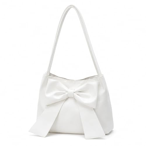 Bolso Mini de Hombro Blanco con Lazo para Mujer miniatura 1