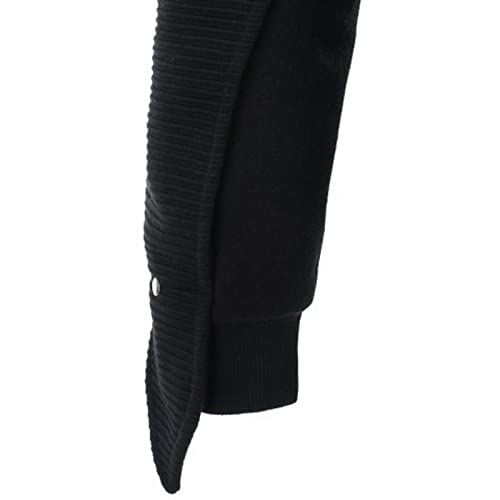 Mens Hood Outfit Sweatshirt for Man Long Sleeve Vintage Goth Ruched Hooded Peasant Plain Steampunk Fall Winter 20253