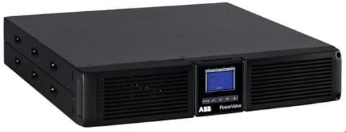 ഫ്രണ്ട് view of the ABB PowerValue 11RT 2kVA Uninterruptible Power Supply (UPS)