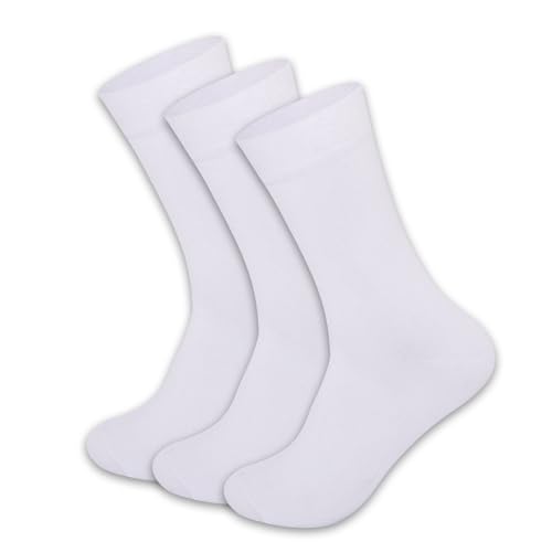 Image of Cozyway Men Cotton Crew Socks Soft Breathable Stretch Free Size Everyday Wear Office Gym Travel With Reinforced Heel Toe Odor Control Comfortable Fit Pack of 8